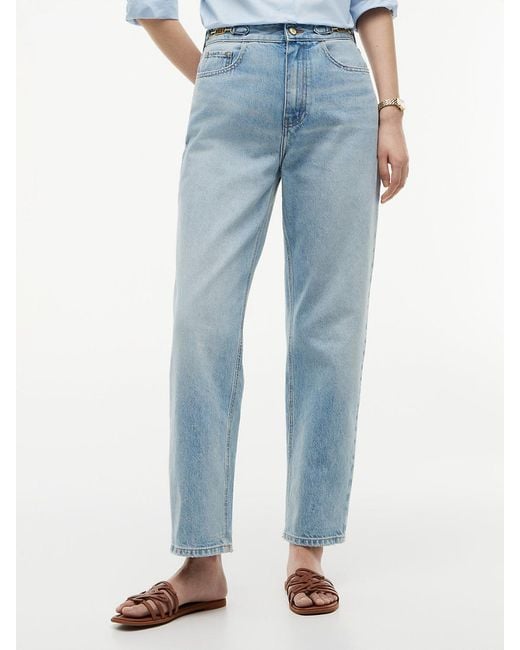 Tommy Hilfiger Blue Flag Horsebit Regular Tapered Ankle Jeans