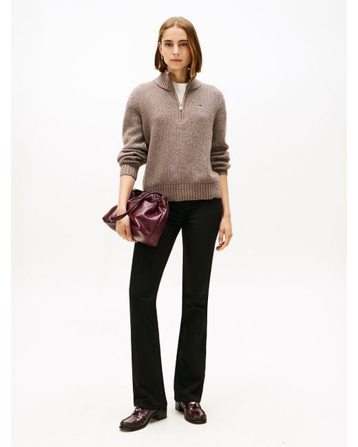 Tommy Hilfiger Natural Mid Rise Bootcut Jeans