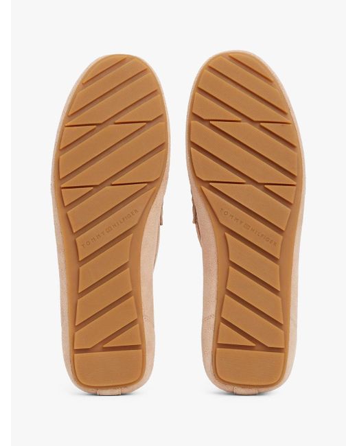 Mocassins De Conduite En Daim Tommy Hilfiger en coloris Natural