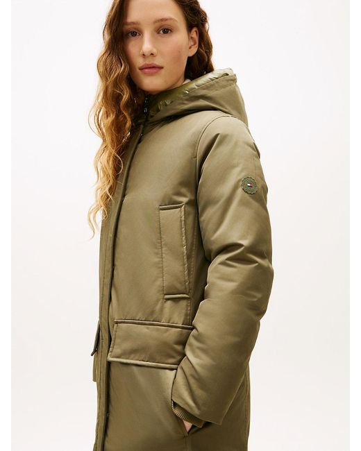 Tommy Hilfiger Natural Contrast Hood Padded Parka