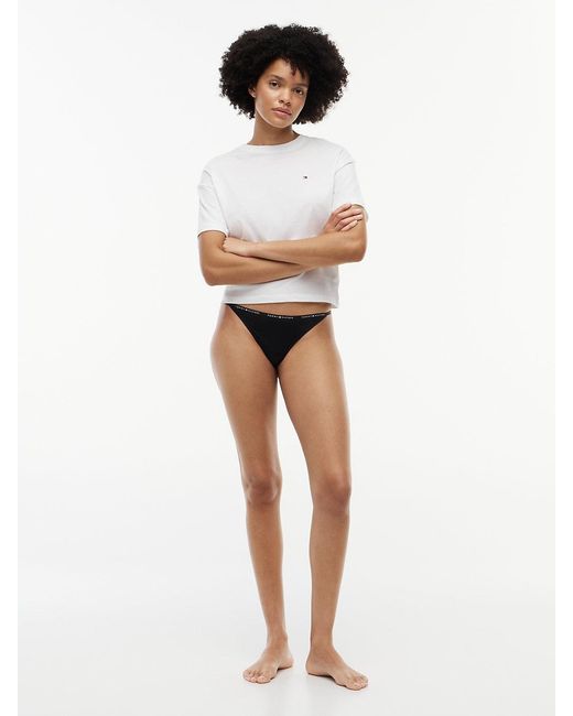 Tommy Hilfiger White 5-Pack Repeat Logo Microfibre Mixed Underwear
