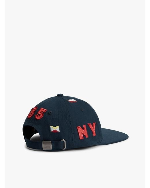 Cappello Da Baseball Con Bandiere Ricamate di Tommy Hilfiger in Blue da Uomo