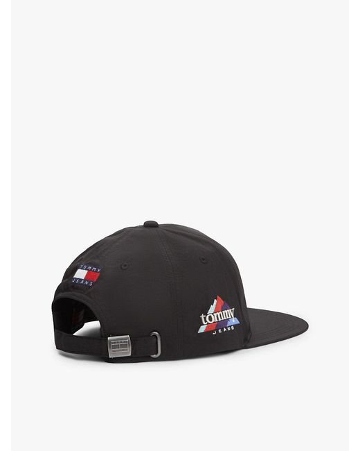 Tommy Hilfiger Black Archive Logo Embroidery Baseball Cap for men