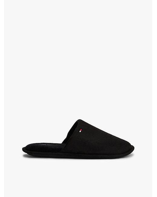 Zapatillas Con Logo Bordado Tommy Hilfiger de hombre de color Black