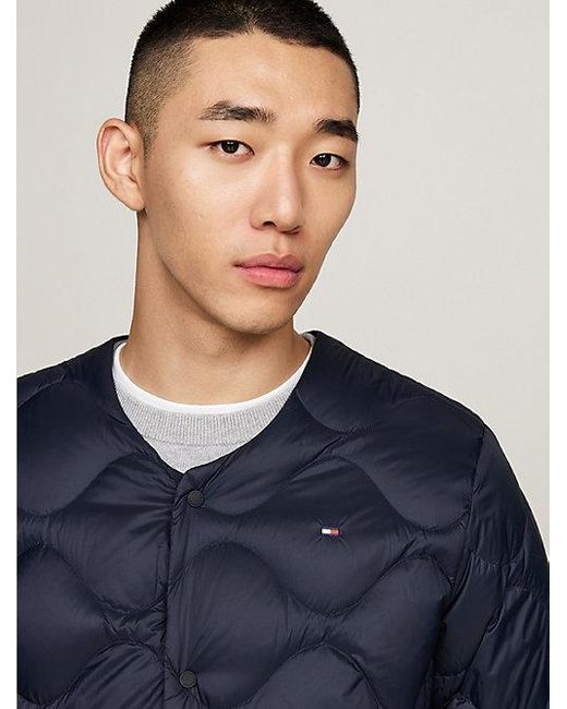 Tommy Hilfiger Daunengefüllte Jacke Mit Zwiebel-Steppung in Blue für Herren