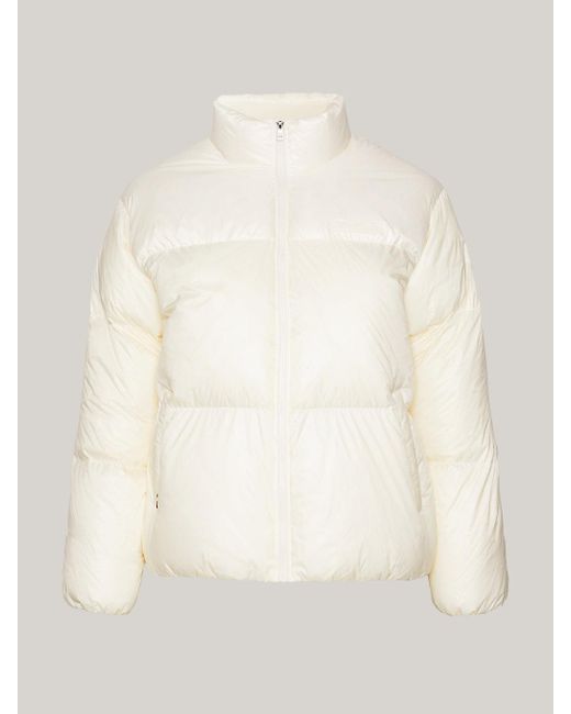 Tommy Hilfiger Natural Curve Colour-blocked New York Puffer Jacket