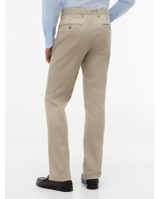 Tommy Hilfiger Natural Denton Slim Straight Open Structured Chinos for men