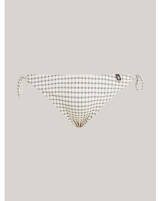 Tommy Hilfiger Natural Retro Cheeky Fit Bikinihose mit Bindebändern