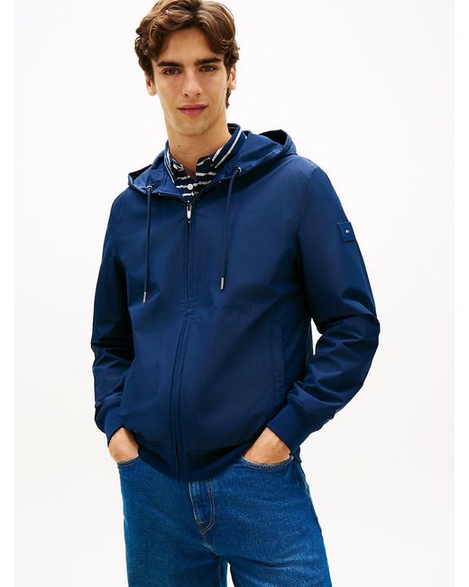 Tommy Hilfiger Blue Reversible Zip-Thru Hoody for men
