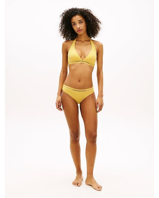 Tommy Hilfiger Orange Original Logo Classic Bikini Bottoms