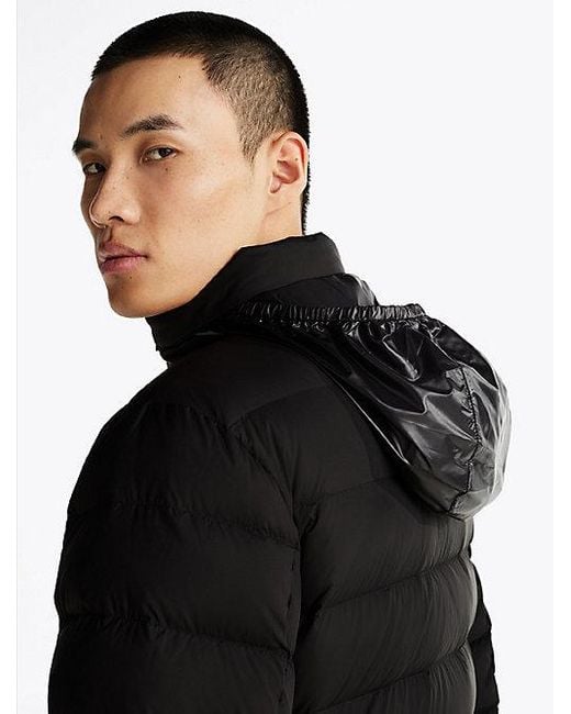 Tommy Hilfiger Lichtgewicht Pufferjack Met Donsvulling in het Black voor heren