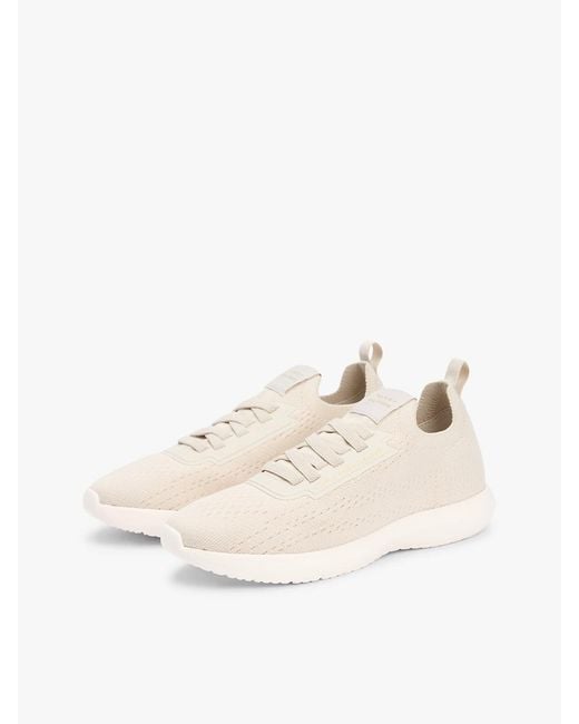 Tommy Hilfiger Natural Knit Lightweight Mono-Sock Slip-On Trainers