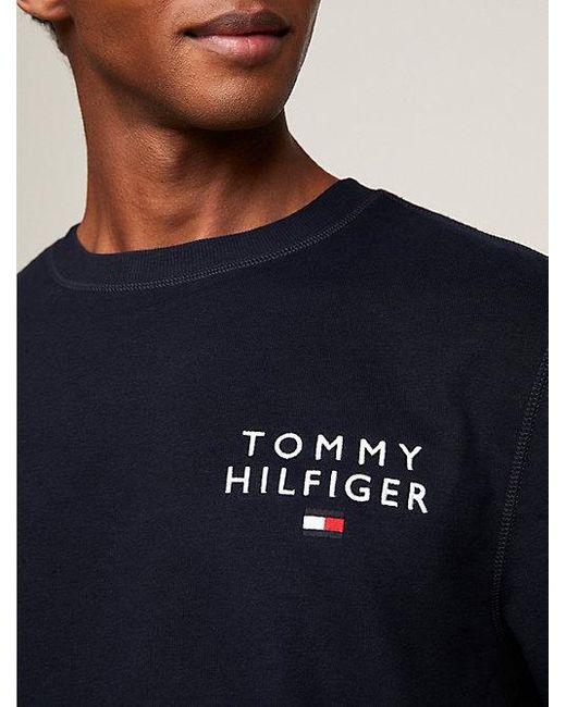 Sudadera Th Original Con Logo Tommy Hilfiger de hombre de color Blue