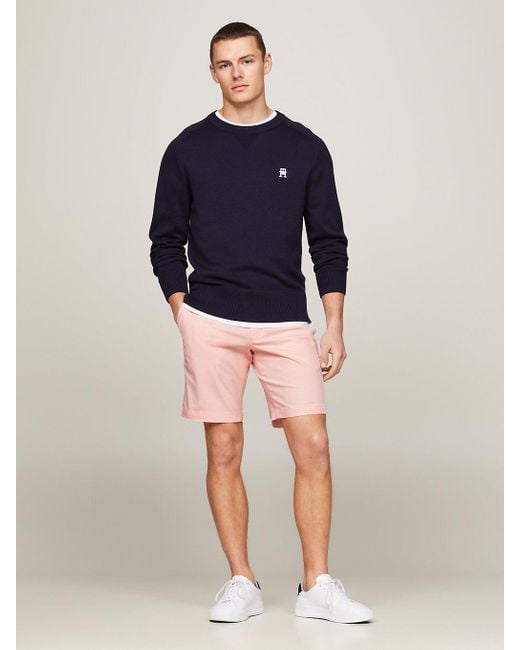 Tommy Hilfiger Pink Brooklyn 1985 Collection Chino Shorts for men