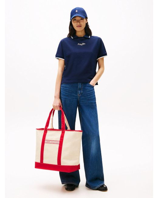 Borsa Da Spiaggia di Tommy Hilfiger in Red