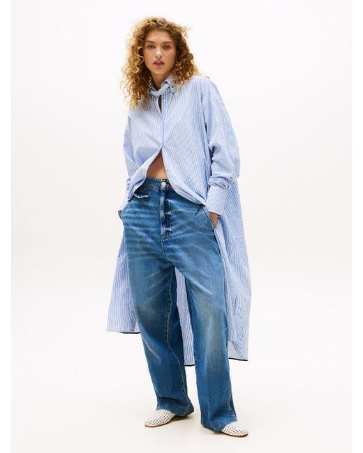 Jean Utilitaire Oversize The Runway Collection Tommy Hilfiger en coloris Blue