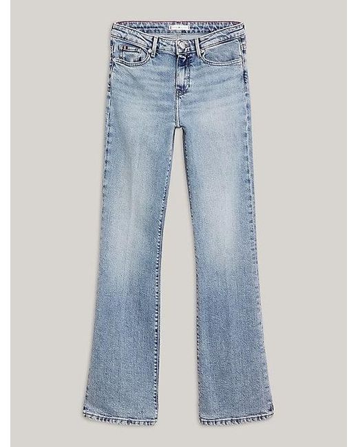 Tommy Hilfiger Blue Bootcut Jeans mit mittelhohem Bund