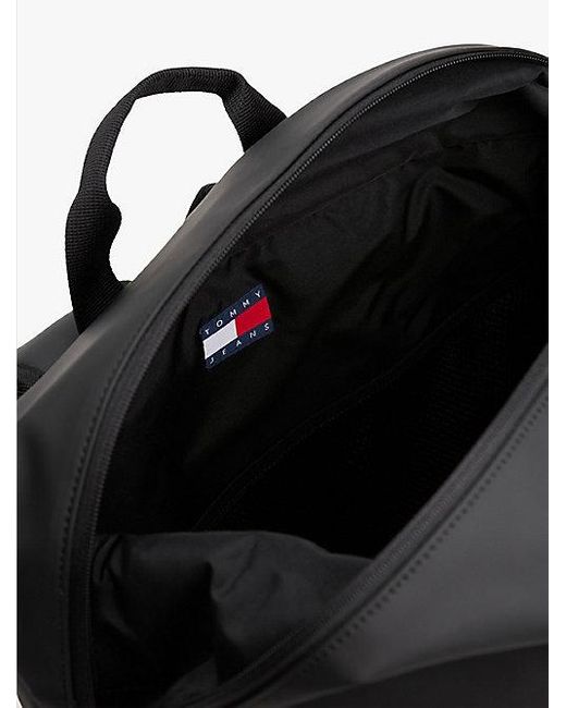 Tommy Hilfiger Rugzak Met Mesh Achterkant En Rubberen Logo in het Black voor heren