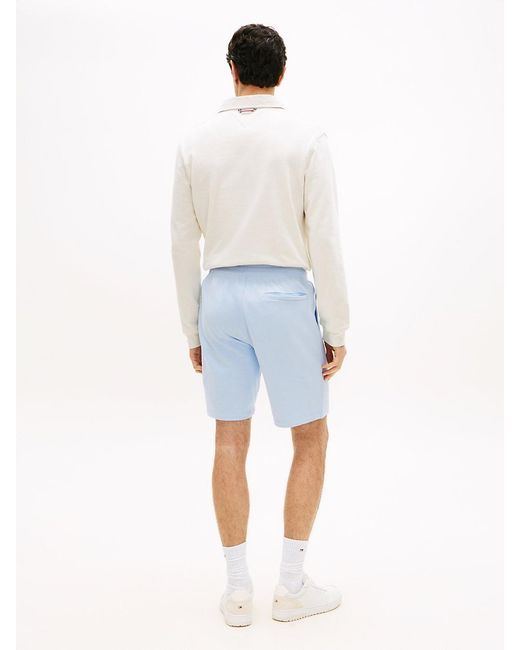 Tommy Hilfiger Red Flag Embroidery Terry Sweat Shorts for men