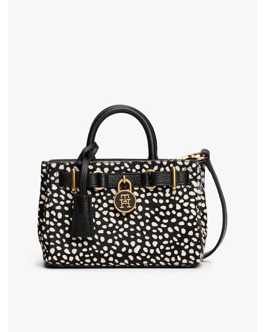 Cabas The American Icon À Motif Peau De Daim Tommy Hilfiger en coloris Black