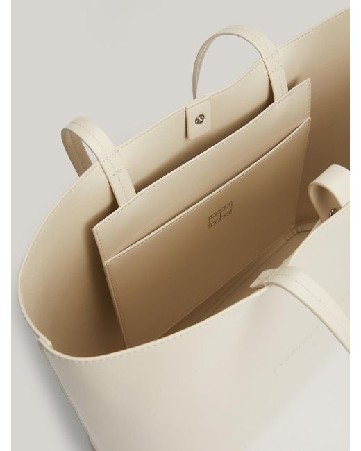 Tommy Hilfiger Natural Essential Tonal Logo Tote