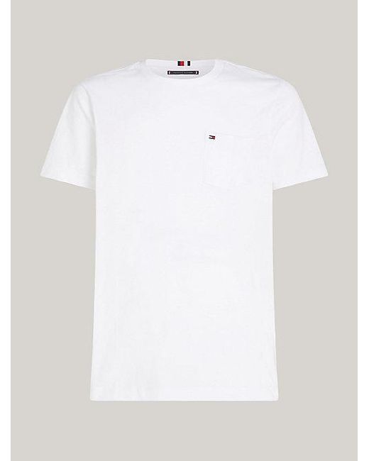 Tommy Hilfiger T-Shirt POCKET TEE in White für Herren
