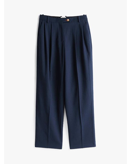 Tommy Hilfiger Blue The Sofia Capsule Regular Wide Leg Trousers