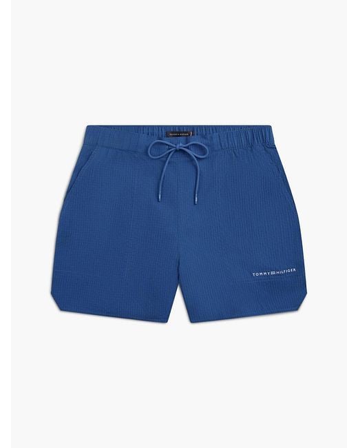 Tommy Hilfiger Blue Original Ripstop Mid Length Swim Shorts for men