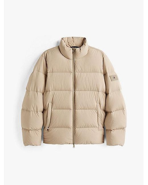 Tommy Hilfiger Waterafstotend Pufferjack Met Dons in het Natural voor heren