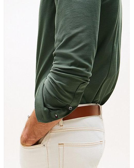 Tommy Hilfiger Performance Smart Casual Slim Fit Overhemd in het Green voor heren
