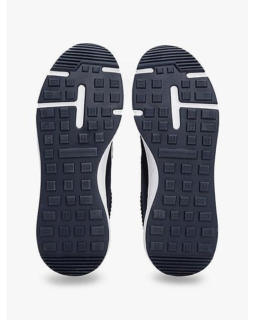 Tommy Hilfiger Leichtgewichtiger Sneaker Aus Strick in Blue für Herren