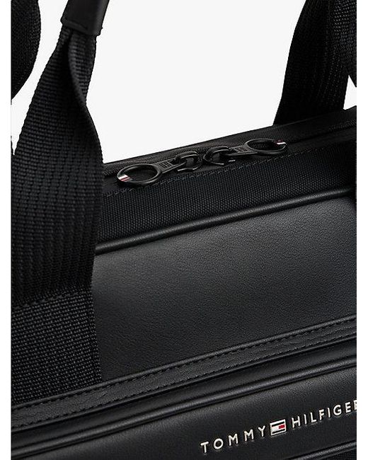 Tommy Hilfiger Laptoptas Met Metalen Logo in het Black voor heren