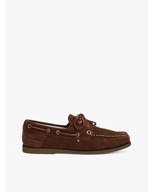 Mocassini Da Barca di Tommy Hilfiger in Brown da Uomo