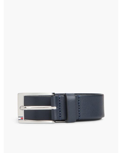 Tommy Hilfiger Black Leather Belt for men
