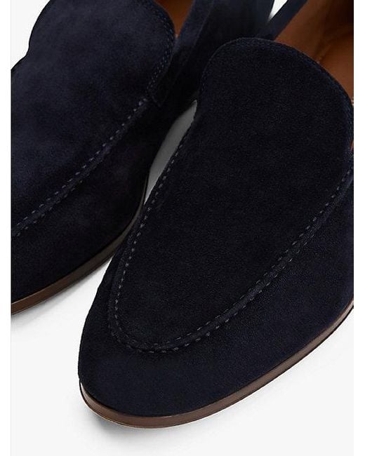 Tommy Hilfiger Suède Flexibele Loafer in het White voor heren
