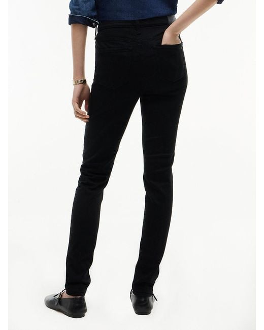 Tommy Hilfiger Black Nora Mid Rise Skinny Jeans