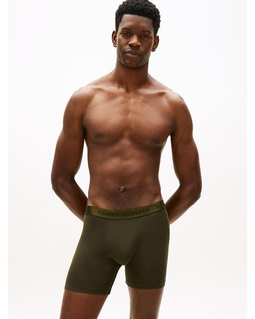 Tommy Hilfiger Blue 3-Pack Everyday Luxe Tonal Boxer Briefs for men