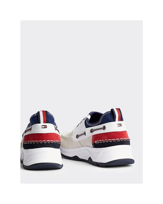 sporty boat shoes