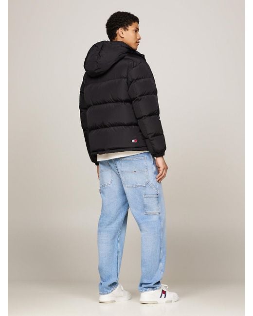 Tommy Hilfiger Blue Water Repellent Down-filled Alaska Puffer Jacket for men