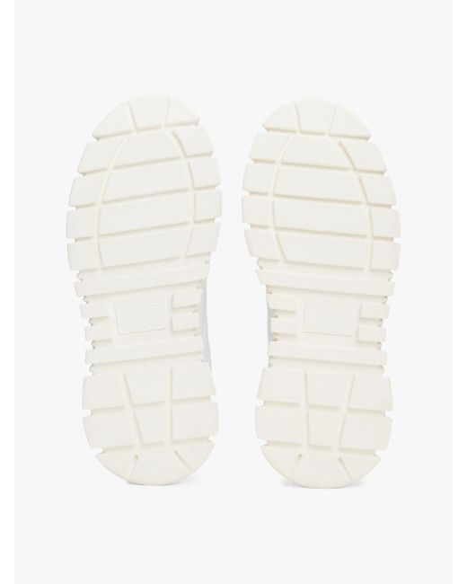 Baskets À Plateforme Crantée Tommy Hilfiger en coloris White