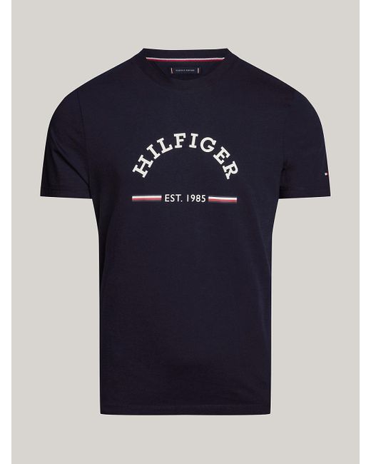 Tommy Hilfiger Blue Logo Slim Fit T-shirt for men