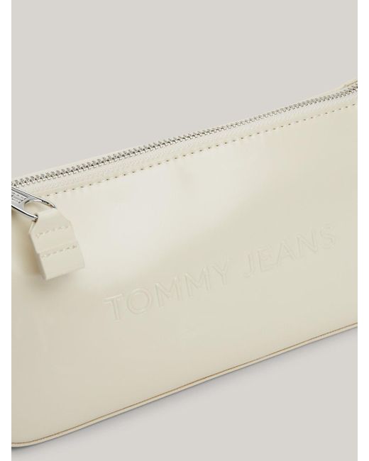 Tommy Hilfiger Natural Essential Embossed Logo Shoulder Bag
