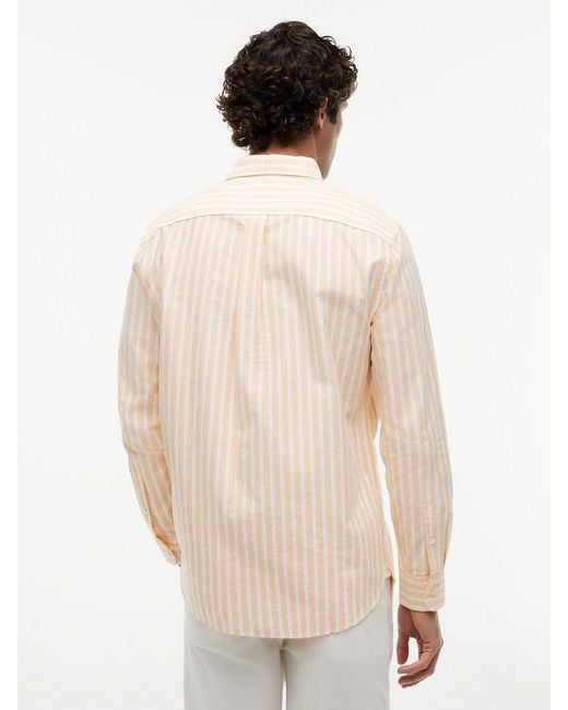 Tommy Hilfiger Natural Regular Fit Stripe Oxford Shirt for men