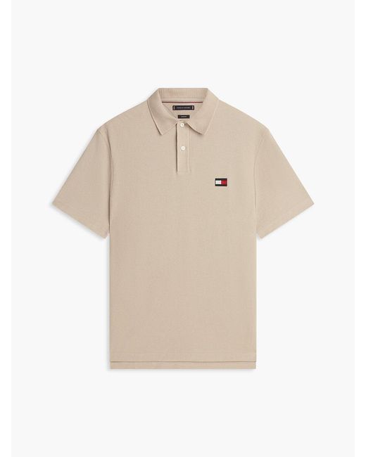 Tommy Hilfiger Blue Classic Fit Knit Collar Polo Shirt for men
