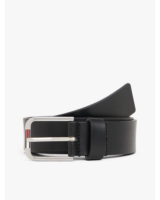 Cintura Austin di Tommy Hilfiger in Black da Uomo