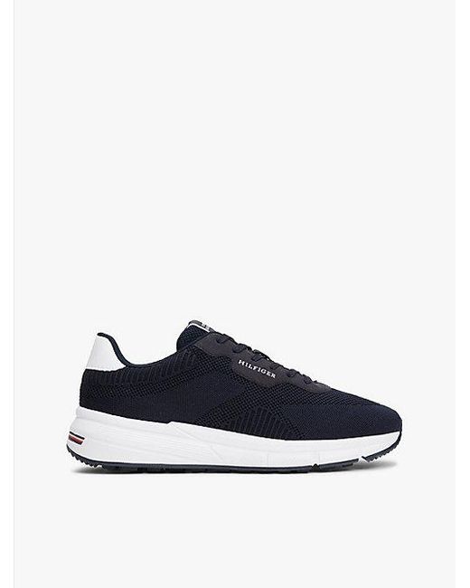 Tommy Hilfiger Leichtgewichtiger Sneaker Aus Strick in Blue für Herren