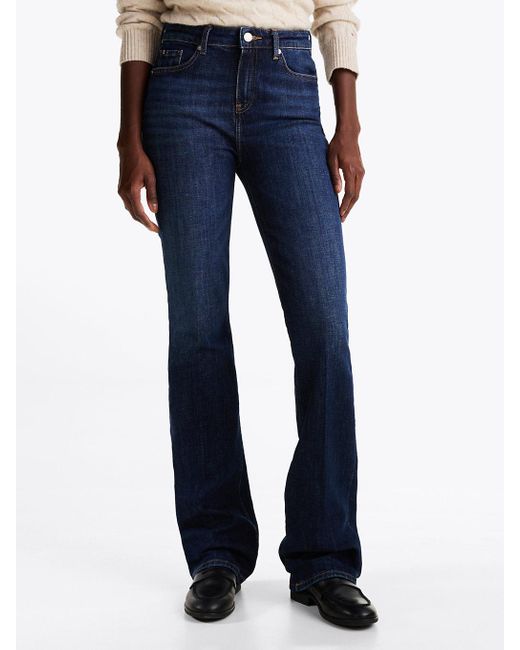 Tommy Hilfiger Blue Mid Rise Bootcut Jeans