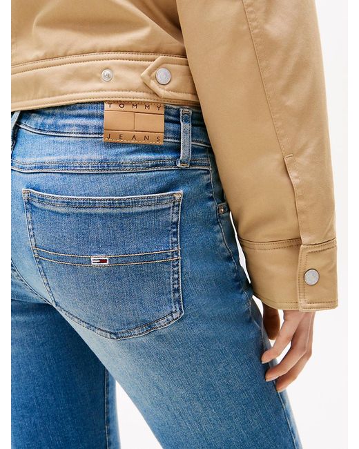 Tommy Hilfiger Blue Low Rise Skinny Jeans