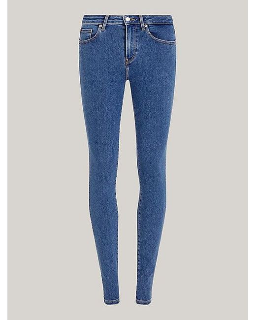 Tommy Hilfiger Blue Skinny-fit-Jeans im 5-Pocket-Style