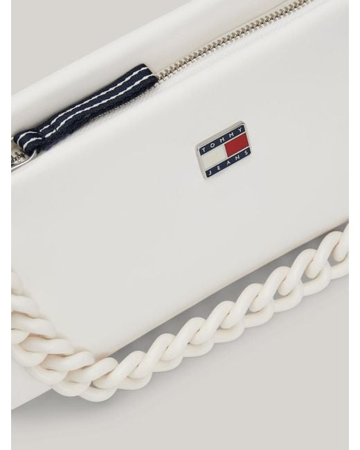 Tommy Hilfiger Natural City Chunky Chain Small Shoulder Bag
